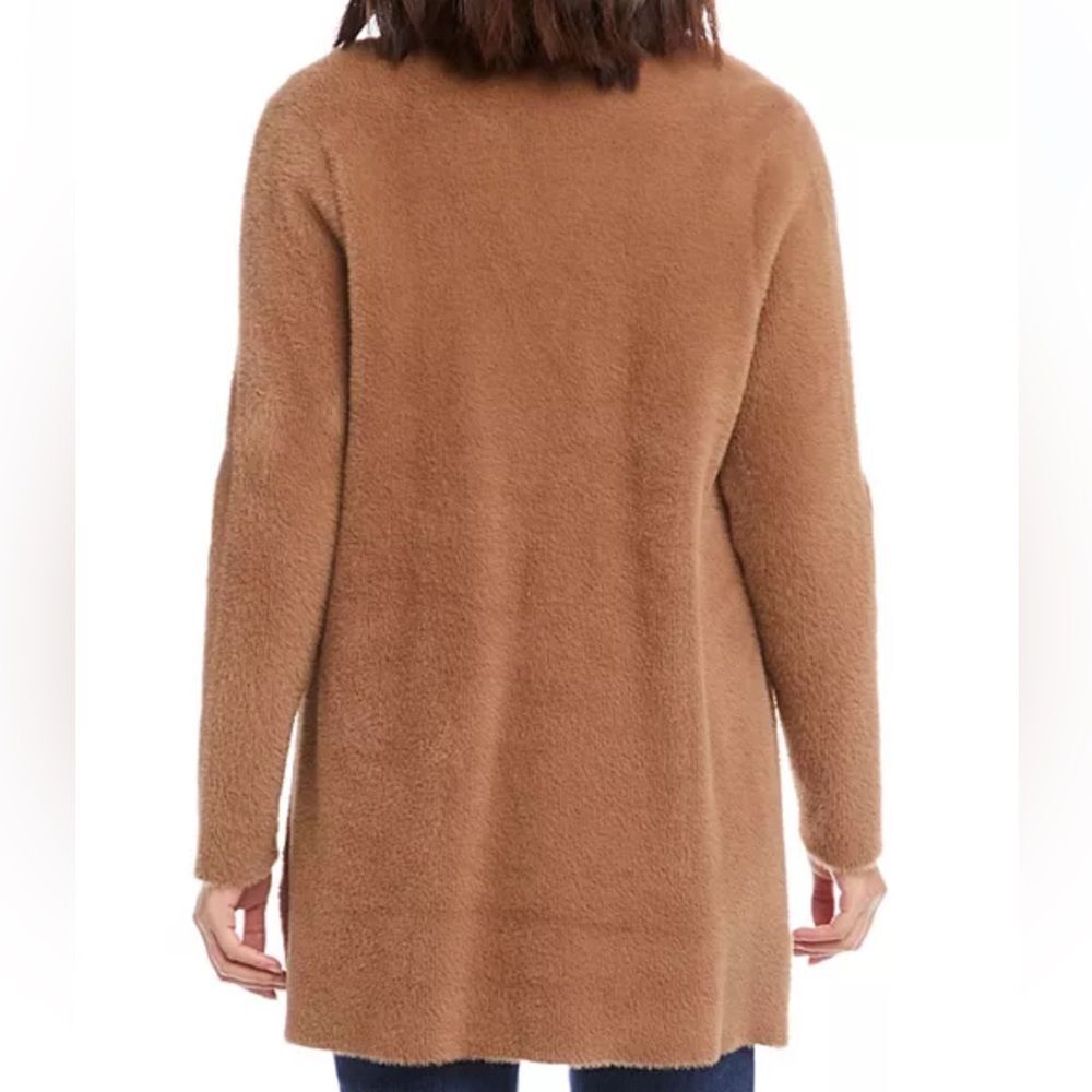 Karen Kane Sweater Coat in Camel - Picture 4 of 11